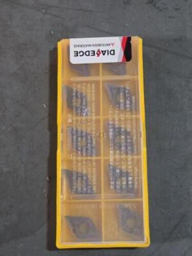 DESCRIPTION: (30) CARBIDE TURNING INSERTS BRAND/MODEL: MITSUBISHI DCGT11T308-MJ VP10RT RETAIL$: $479.10 QTY: 30