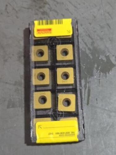 DESCRIPTION: (30) CARBIDE MODULMILL INSERTS BRAND/MODEL: SANDVIK COROMANT 180_009140N1464 S40T RETAIL$: $628.50 QTY: 30