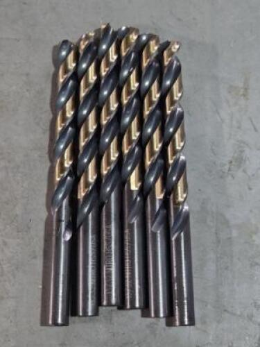 DESCRIPTION: (6) HSS JOBBER DRILL BIT BRAND/MODEL: NITRO 400126 SIZE: 13/32" RETAIL$: $61.50 QTY: 6