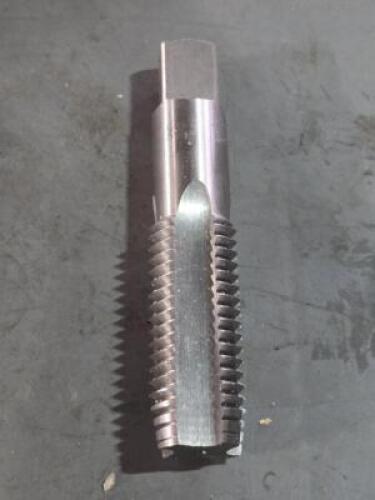 DESCRIPTION: (1) CARBON STEEL STRAIGHT FLUTE PLUG TAP BRAND/MODEL: DRILL AMERICA DWTP1-3/8-6 SIZE: 1-3/8-6 RETAIL$: $59.55 QTY: 1