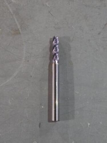 DESCRIPTION: (2) SOLID CARBIDE SQ END MILL BRAND/MODEL: HERTEL 59919803 SIZE: 5/16" DIA 11/8" LOC RETAIL$: $62.62 QTY: 2