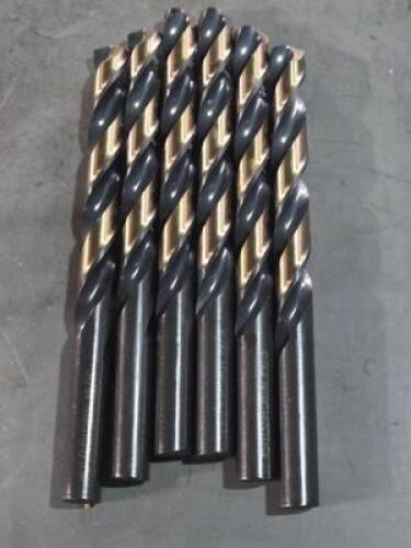 DESCRIPTION: (6) HSS JOBBER DRILL BIT BRAND/MODEL: NITRO 400N131 SIZE: 31/64" DIA RETAIL$: $89.10 QTY: 6