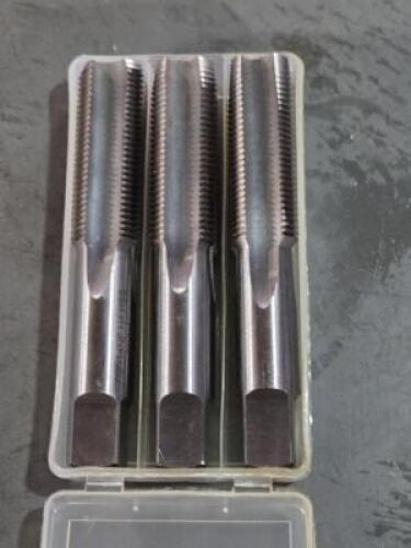 DESCRIPTION: (2) HSS (3) PEICE TAP SETS BRAND/MODEL: WESTWARD 5TVZ0 SIZE: 7/8-14 RETAIL$: $613.58 QTY: 2