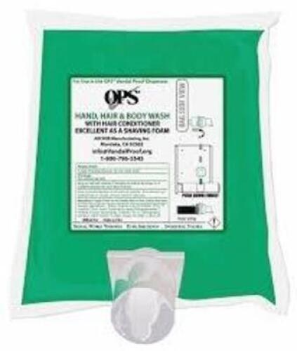 DESCRIPTION: (6) HAND HAIR AND BODY WASH BRAND/MODEL: OPS SIZE: 1000 ML RETAIL$: $110.00 TOTAL QTY: 6