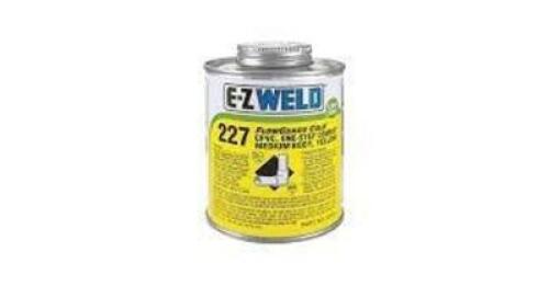 DESCRIPTION: (3) PIPE CEMENTBRAND/MODEL: EZ WELD 227 #1RG63SIZE: 16 OZRETAIL$: $5.57 EAQTY: 3