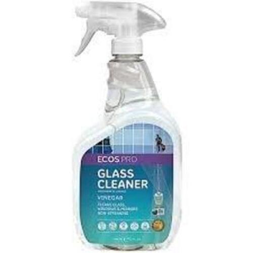 DESCRIPTION: (6) GLASS CLEANER BRAND/MODEL: ECOS PRO INFORMATION: VINEGAR SIZE: 32 FL OZ RETAIL$: $9.32 EA QTY: 6