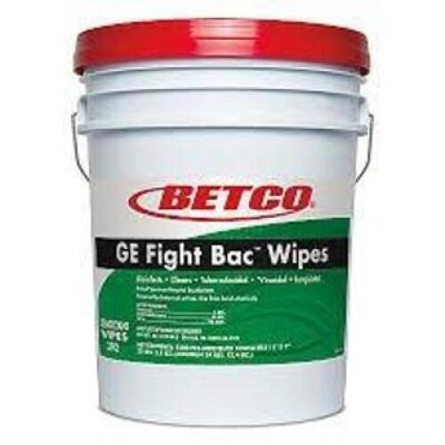 DESCRIPTION: (1) GE FIGHT BAC WIPES BRAND/MODEL: BETCO SIZE: 5 GALLON RETAIL$: $177.99 EA QTY: 1