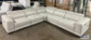 KROFTON 5PC BEYOND LEATHER SECTIONAL WITH 3-POWER MOTION RECLINERS AND ADJUSTABLE HEADRESTS - 4