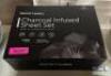 COOLING CHARCOAL INFUSED TENCEL KING SHEET SET GRAY - 2