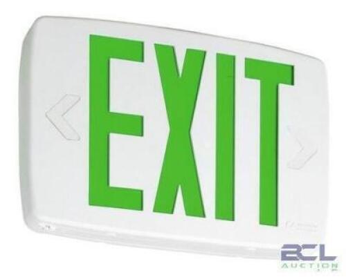 QUANTUM THERMOPLASTIC LED EMERGENCY EXIT SIGN
