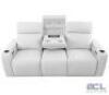 GREYMEL FABRIC POWER RECLINING SOFA WITH WIRELESS CHARGER