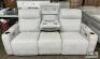 GREYMEL FABRIC POWER RECLINING SOFA WITH WIRELESS CHARGER - 5