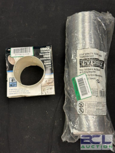 (2) - PC. FLEX DRYER DUCT AND EZDOCK CLEAN OUT LOT