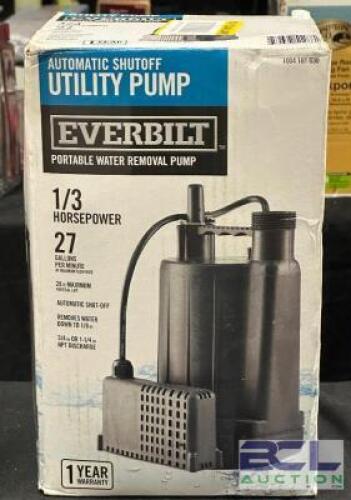 AUTOMATIC SHUTOFF UTILITY PUMP