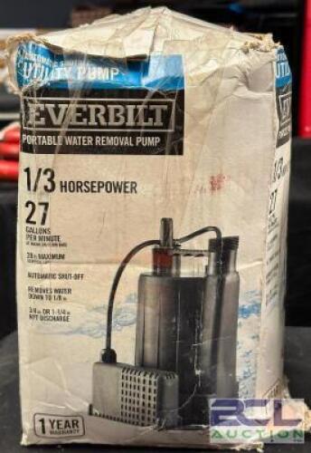 AUTOMATIC SHUTOFF UTILITY PUMP