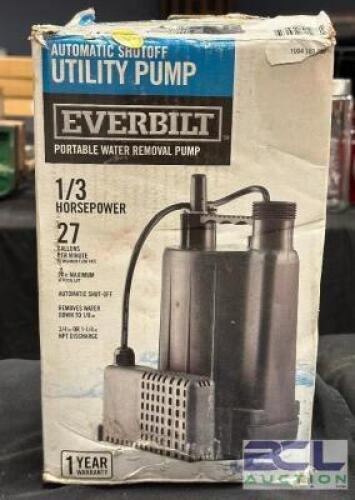AUTOMATIC SHUTOFF UTILITY PUMP