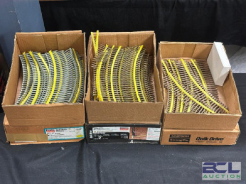 (3) - CASES OF L SQUARE WOOD SCREWS