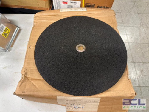 CASE OF ALUMINUM OXIDE CUT OFF WHEELS