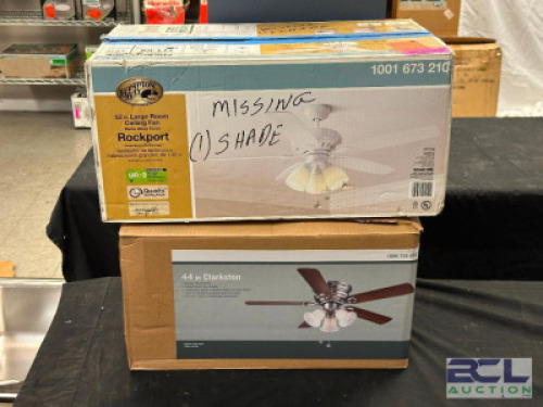 (2) - ASSORTED FANS