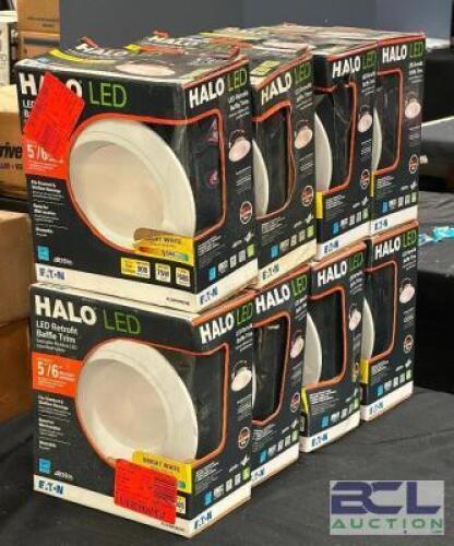 (8) - LED RETROFIT BAFFLE TRIM