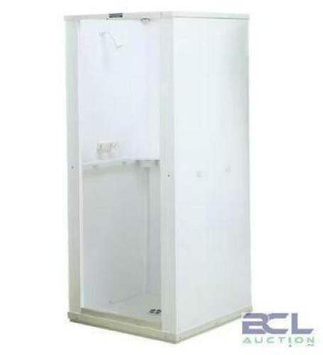 32 IN. X 32 IN. X 75 IN. SHOWER STALL WITH STANDARD BASE IN WHITE
