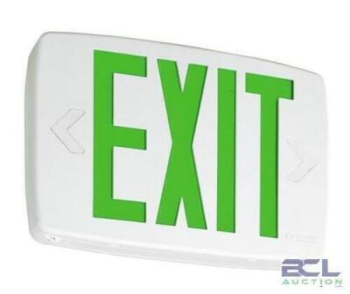 QUANTUM THERMOPLASTIC LED EMERGENCY EXIT SIGN