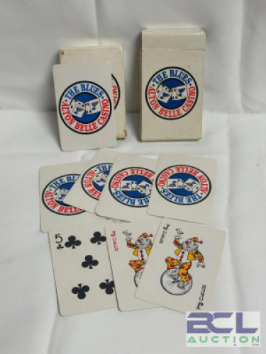 VINTAGE ST. LOUIS BLUES PLAYING CARD SET