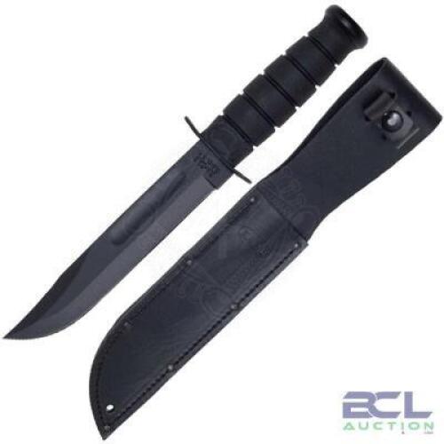 FULL SIZE USMC BLACK COMBAT KNIFE