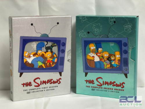 "The Simpsons" SEASON 1 AND 2 DVD COLLECTORS SETS