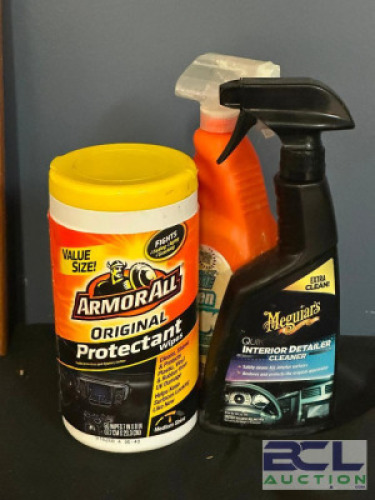 ASSORTED CLEANING WIPES AND SPRAY