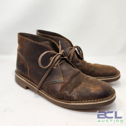 MEN'S BEESWAX LEATHER DESERT CHUKKA BOOTS