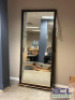 7 FT. FULL-BODY BERKE XL CONTEMPORARY MIRROR WITH DARK WOOD FRAME - 4