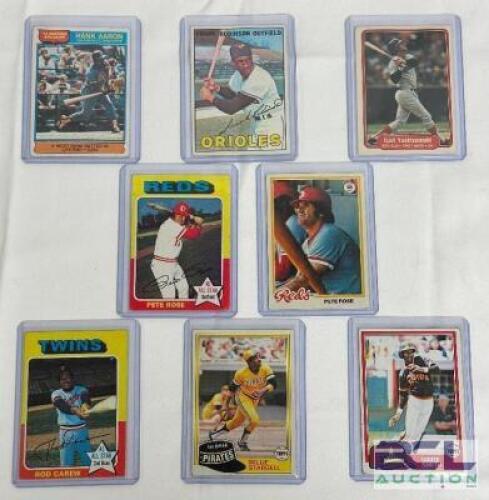 (8) - PC. VINTAGE BASEBALL CARD SET