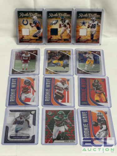 (12) - PC. NFL ROOKIE CARD SET