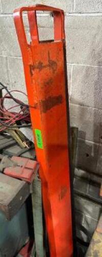 (1) SET OF 60" FORK EXTENSIONS ( ORANGE )