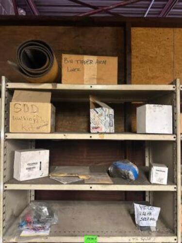 CONTENTS OF SHELVING UNIT HALF