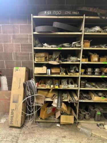 CONTENTS OF SHELVING UNIT