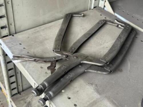 (2) - C CLAMP VICE GRIPS