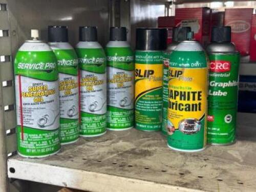 ASSORTED OIL AND LUBRICANT