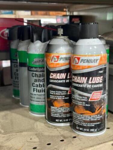 (8) - ASSORTED LUBRICANT