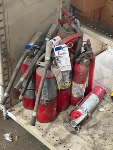 (8) - ASSORTED FIRE EXTINGUISHERS