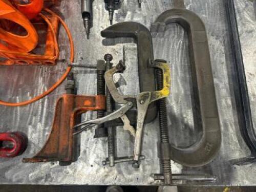 (4) - ASSORTED CLAMPS