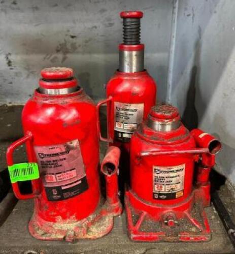 (3) 20-TON HYDRAULIC BOTTLE JACKS