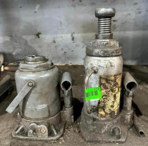 (2) HYDRAULIC BOTTLE JACKS