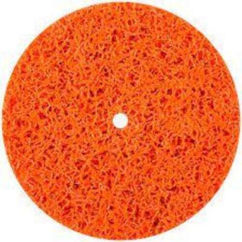 DESCRIPTION: (15) DEBURRING DISK BRAND/MODEL: NORTON #70469192 INFORMATION: ORANGE RETAIL$: $26.11 EA SIZE: 6 X 1/2 .5 CENTER HOLE QTY: 15