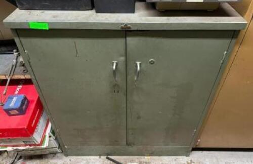 2-DOOR METAL CABINET