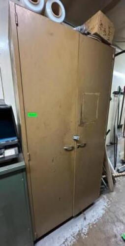 2-DOOR METAL CABINET