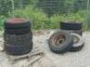 DESCRIPTION: (2) PALLETS OF MISC. TIRES AS SHOWN LOCATION: LOT QTY: 1 - 2
