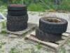 DESCRIPTION: (2) PALLETS OF MISC. TIRES AS SHOWN LOCATION: LOT QTY: 1 - 9
