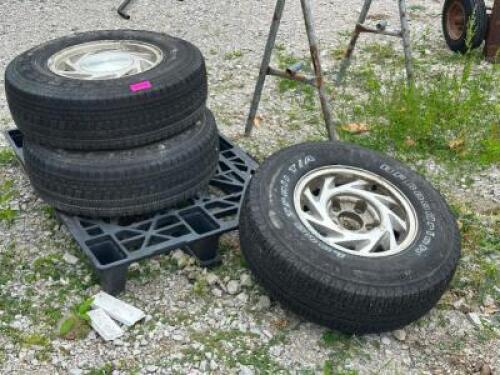DESCRIPTION: PALLET OF ASSORTED TIRES LOCATION: LOT QTY: 1